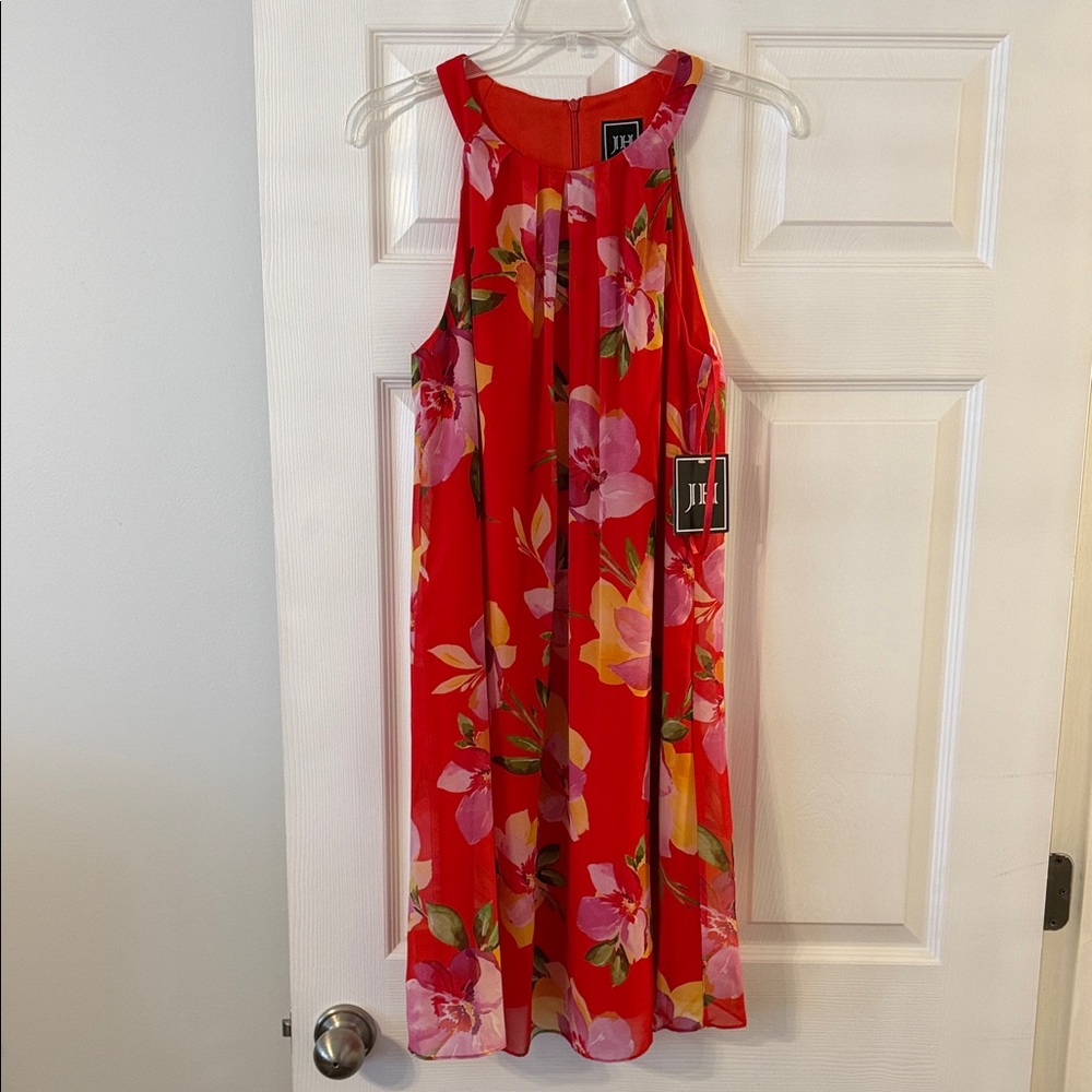 JH Floral Multicolor Summer Dress size 8 length 37” bust 32” brand new